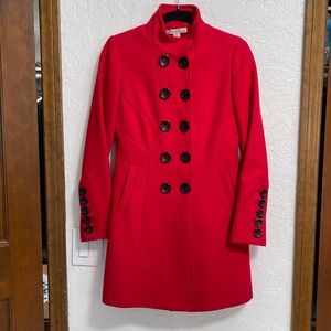 American rag CIE red pea coat